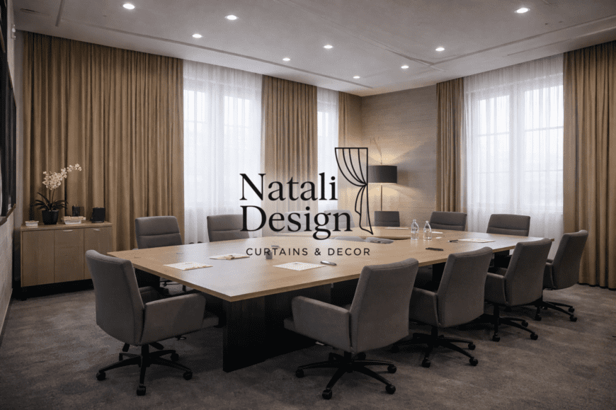 Шторы для офиса, кафе и отеля — Natali Design