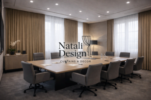 Шторы для офиса, кафе и отеля